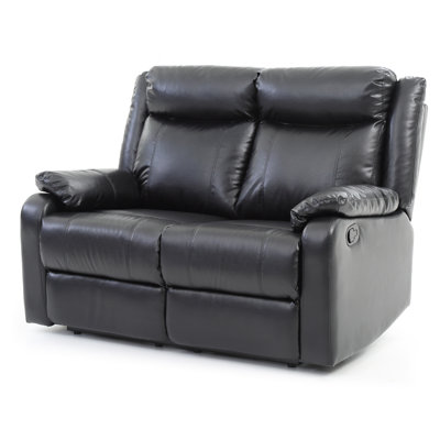 Ensemble de causeuse inclinable avec accoudoirs rembourrés Delroy