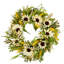 Couronne de tournesol artificielle 24 po beige