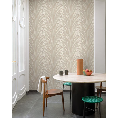 Papier peint feuilles de palmier tropical