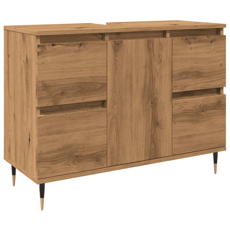 Leonville Bathroom Cabinet, Artisian Oak