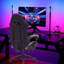 Ebern Designs Adjustable Reclining Ergonomic Faux Leather Swiveling PC & Racing Game Chair with Footrest-1019910877
