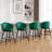 25" Swivel Upholstered Counter Height Bar Stools-2083223555