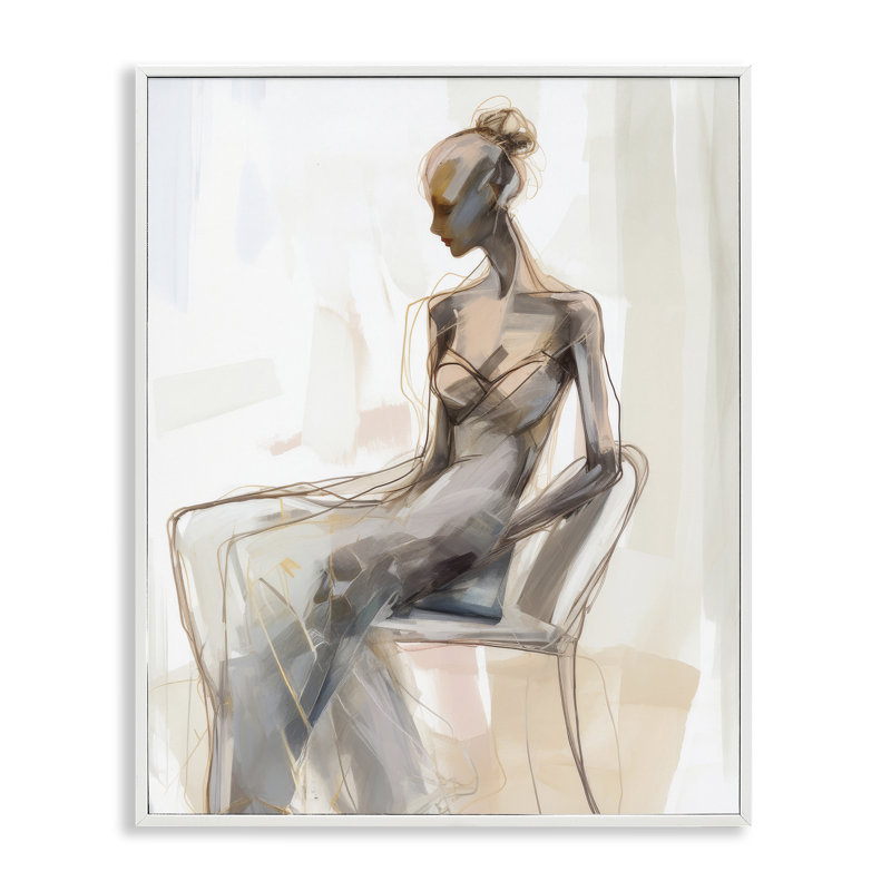 Impression numérique giclée par Irena Orlov, Giclée encadrée blanc bord de mer, H 20 po x l 16 po