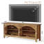 63 Inch TV Stand for TVs Up to 70", Farmhouse Entertainment Center