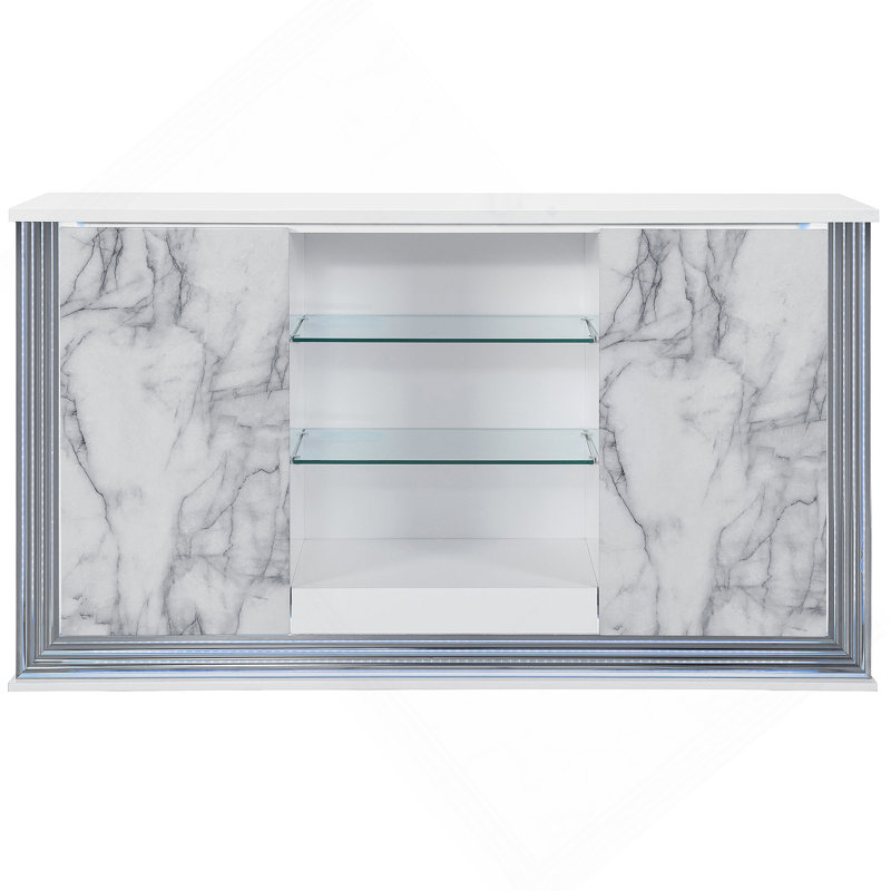 MOON WHITE MARBLE BUFFET