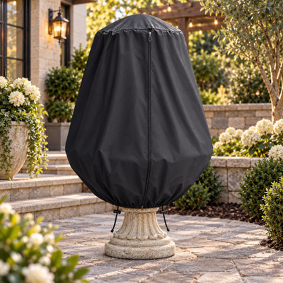 Outdoor Fountain Cover with Zipper and Drawstring, 40 by 50 Inch
