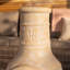 Hourglass Clay Wood Burning Smokeless Chimnea