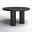 Table ronde noire Hadi