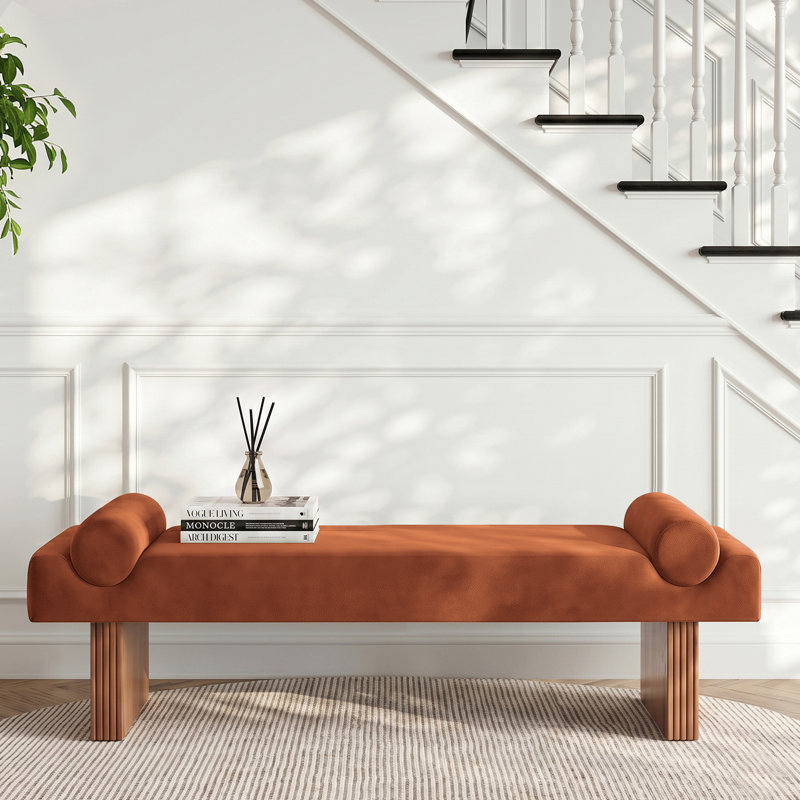 Banc de chambre 54 po, Orange