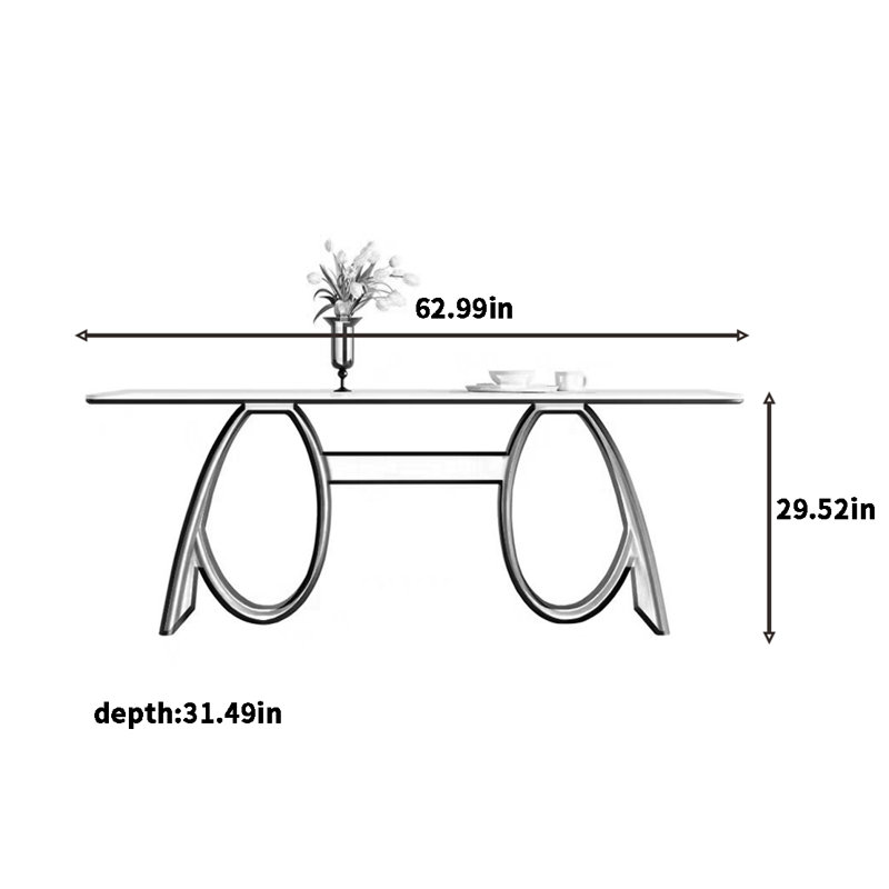 Ernstfried, H 29,52 po x L 62,99 po x l 31,49 po