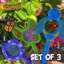 Nature Bound: ensemble de loupes - 3 loupes en forme d'insecte de 6 po, zoom 4X, jeu d'intérieur et d'extérieur, jouet dexamen et d’exploration, durable, enfants de 3 ans et plus