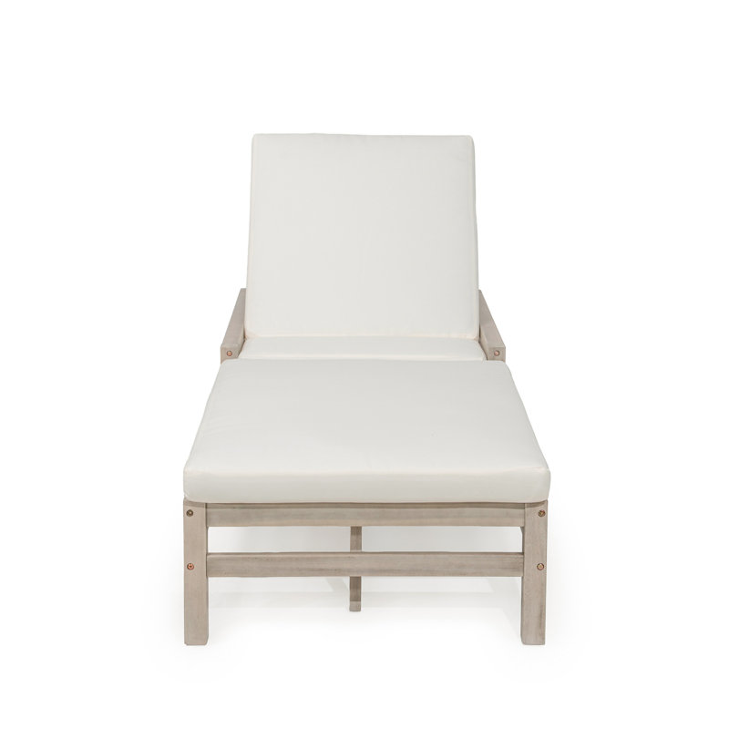 Chaise longue d'extérieur réglable à 5 positions, Gray