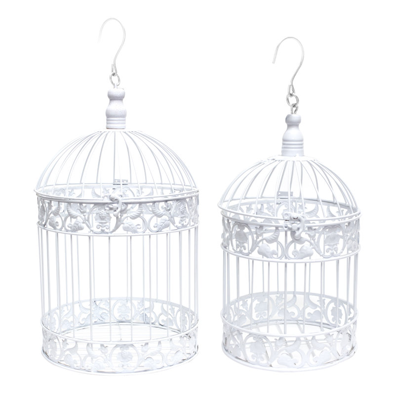 Ensemble de cage à oiseau en métal 2 pièces Manuel