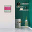  «Raspberry Mint 2» par Carol Young, art mural sur toile, 18 po x 18 po