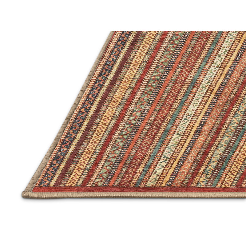 Abstract Indoor Rug, Rectangle 2' x 4'