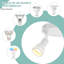 Ceiling Spotlight Gu10 White Modern Acrylic Rotatable 355° Dajonique-1829890763