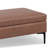 Rebecca 36"W Upholstered Vegan Leather Mid-Century Modern Rectangular Lift-Up Coffee Table Storage Ottoman with Storage