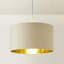 20cm H Cotton Drum Pendant Shade ( Uno )-392473782