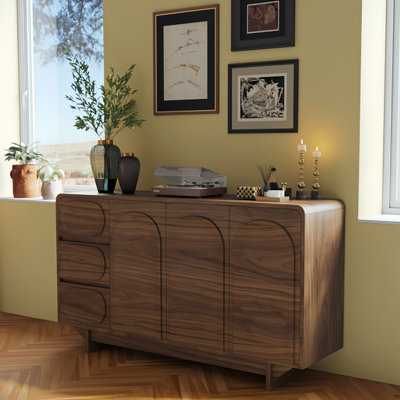 Buffet de rangement avec 3 tiroirs et 3 portes
