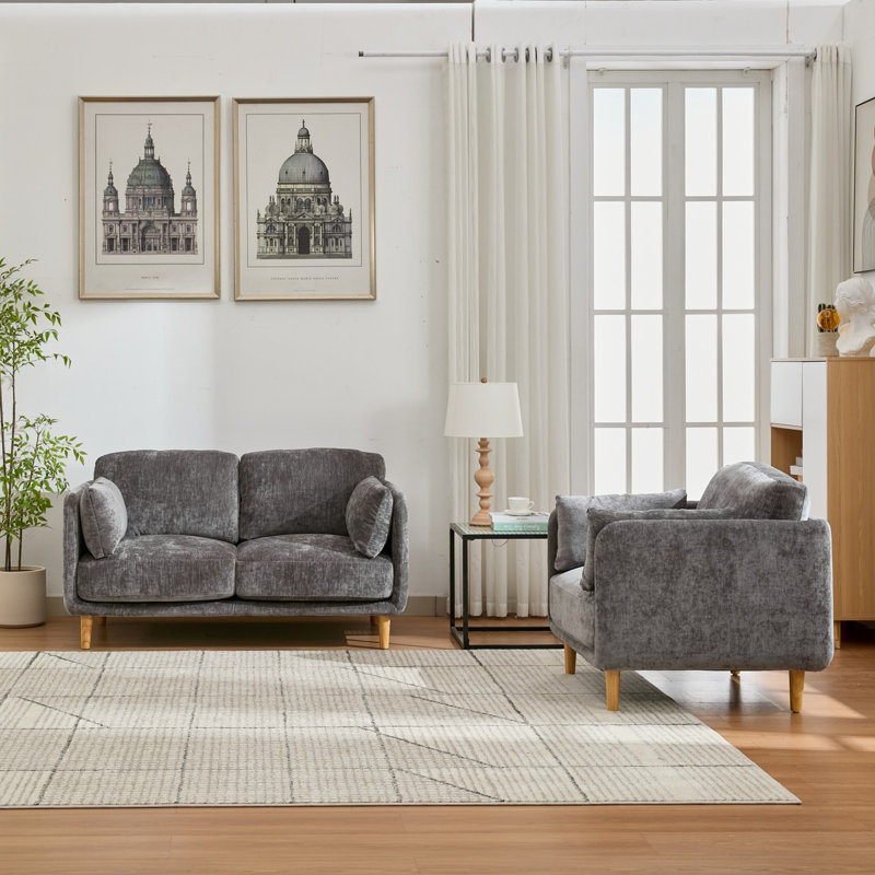 3 Seater Fabric Settee