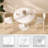24 Inch Round Table, Modern Dining Table, MDF Top and Steel Base Tulip Round Kitchen Table, Kitchen Table, Coffee Table for Living Room-764372231-764372225-764372230