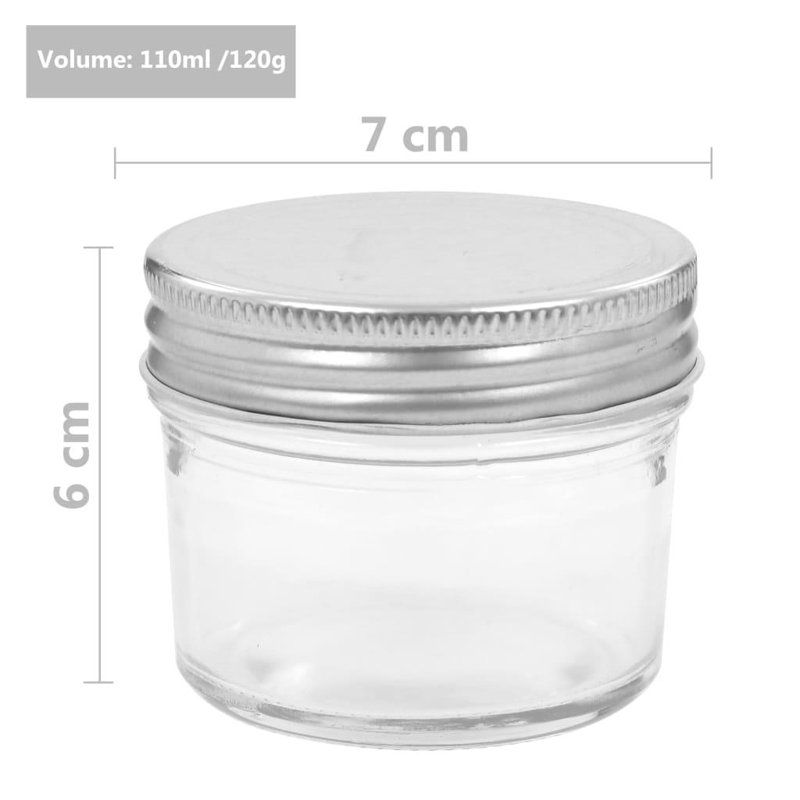 Glass Jar - Set of 96