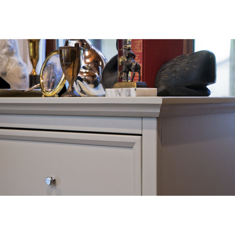 Foothill 6 Drawer Dresser, Dove White