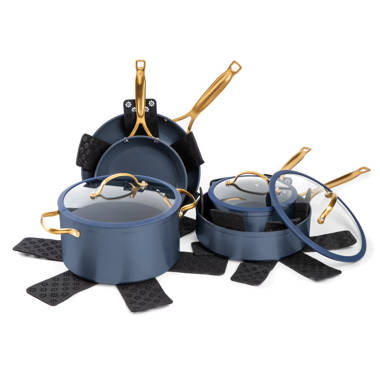 Thyme & Table Non-Stick 15-Piece Cookware Set Hard Anodized