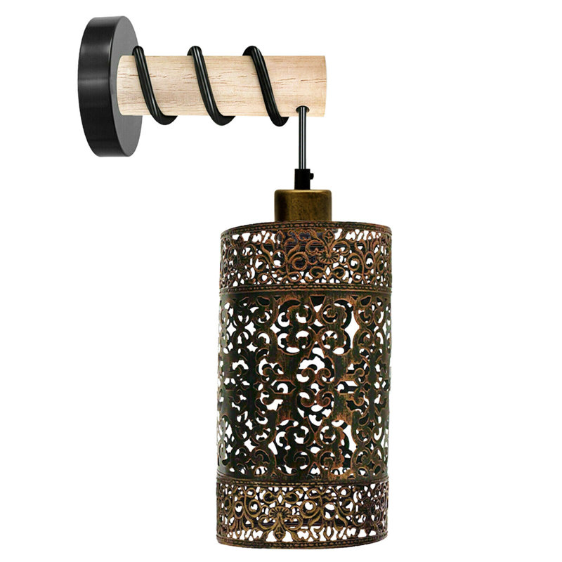 Kirzia Armed Sconce, Copper, Yes