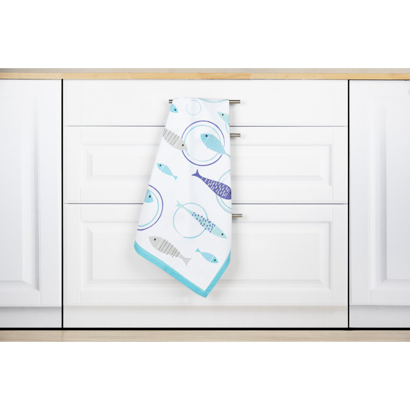 North Sea Cotton Accent Kitchen Towel
