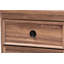 Table de chevet 2 tiroirs Leon