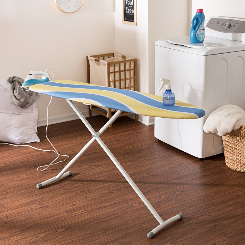 Honey-Can-Do Silver and Multi Oval Print Ironing Board with Rest