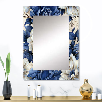 Jacobs victorien bleu cobalt feuillage victorien