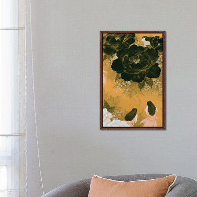 Goldfish Mermaid - Peony And Ballerinas III by Martin Hsu - Painting on Canvas