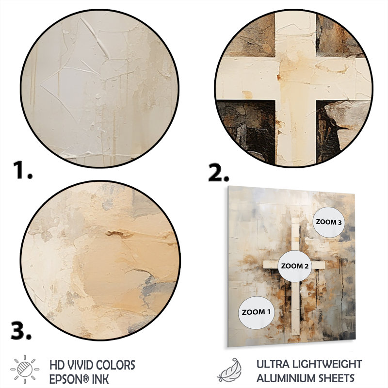 - Christianity Metal Wall Art Print, 32" H x 16" W x 1" D