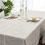 Allandy Polyester Striped Doily