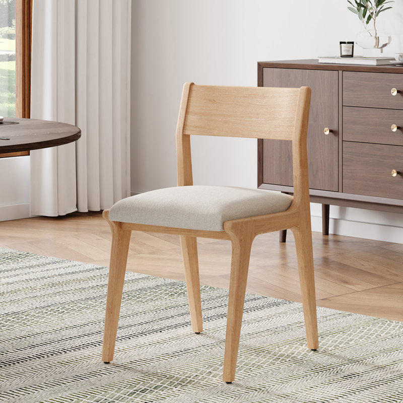 Chaise Valencia Lucrezia en bois, chêne blanc