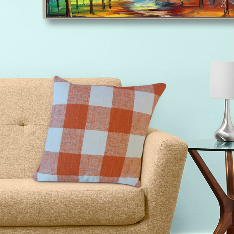 Coussin en coton Lindauer, 18 po x 18 po, Coussin décoratif