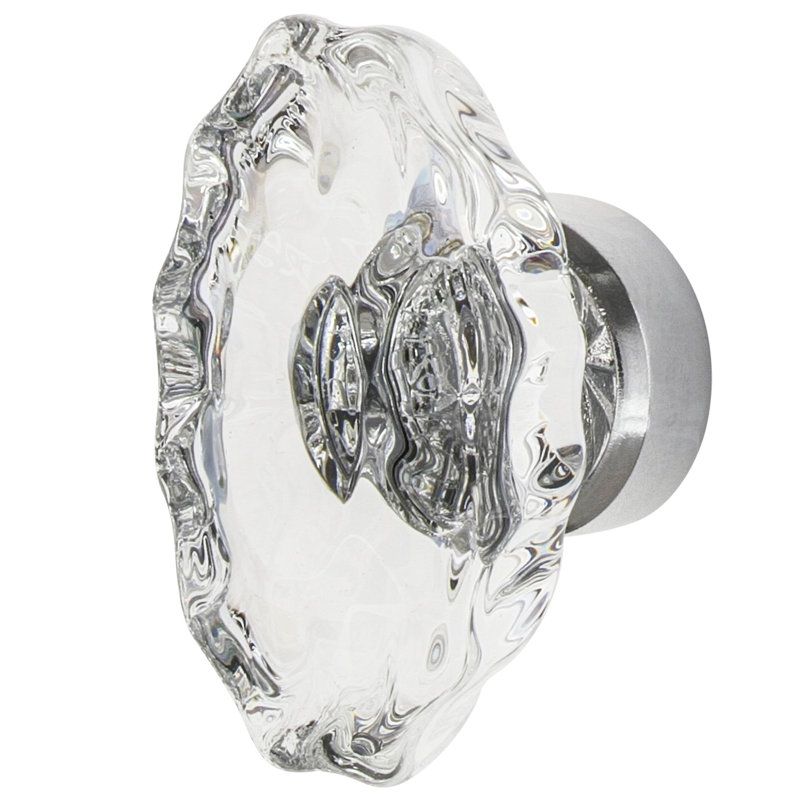 Chateau 1.75" Novelty Oval Knob, Bright Chrome