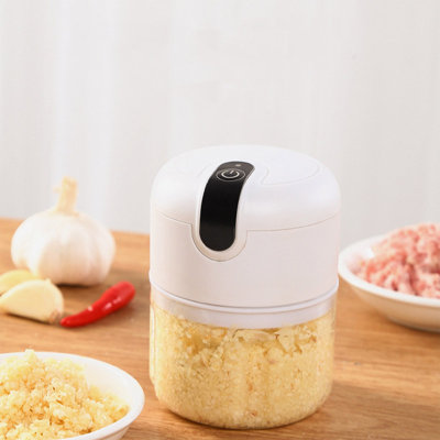 mini electric meat grinder  Mini Garlic Chopper-Portable Food Processor- Vegetable Chopper Mincer- Meat Grinder with USB Charging for Vegetable-Pepper