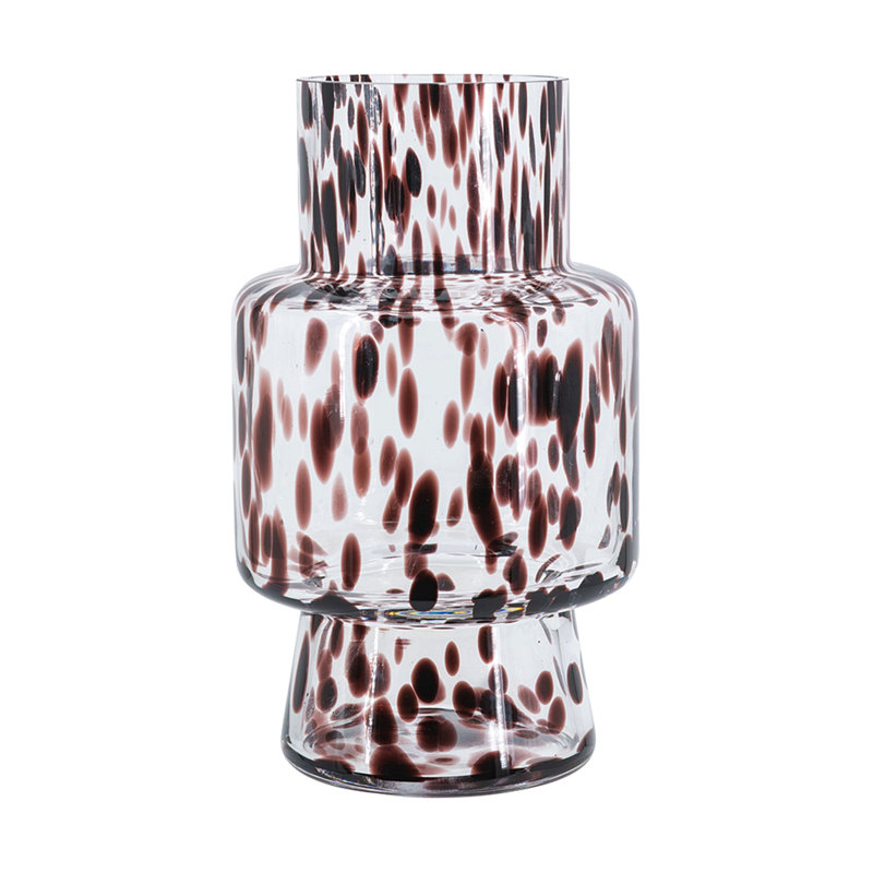 Vase en verre transparent Calderon