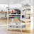 Rolling Craft Cart and Storage Table 14 Vinyl Roll Holders 2 Drawers Foldable