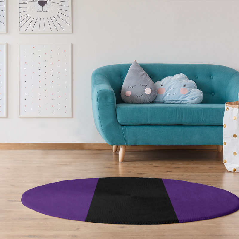 Chenille Indoor Rug, Round 5'