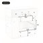 Meuble-lavabo flottant mural de 21,8 po avec lavabo, grand tiroir, tablette réglable et système de fermeture en douceur-495208030