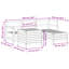 5 Piece Garden Sofa Set Solid Wood Douglas Fir