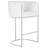 Duaine Upholstered Counter Stool with Stainless Steel Frame