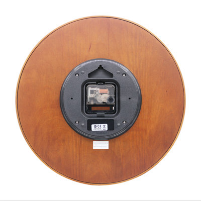 QXA765BLH Wall Clock, Brown