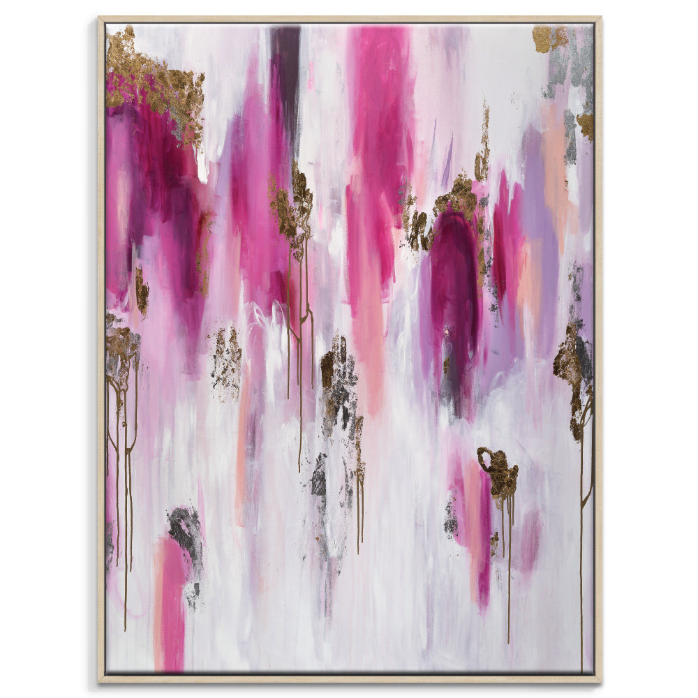 'Raspberry Crush' Art Prints on Canvas