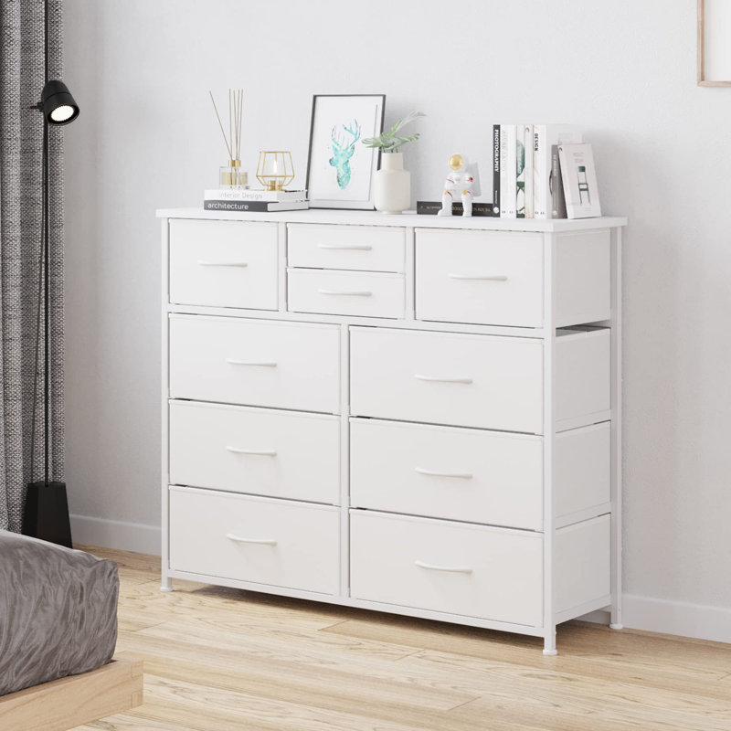 Commode double 39 tiroirs Lothair, Blanc