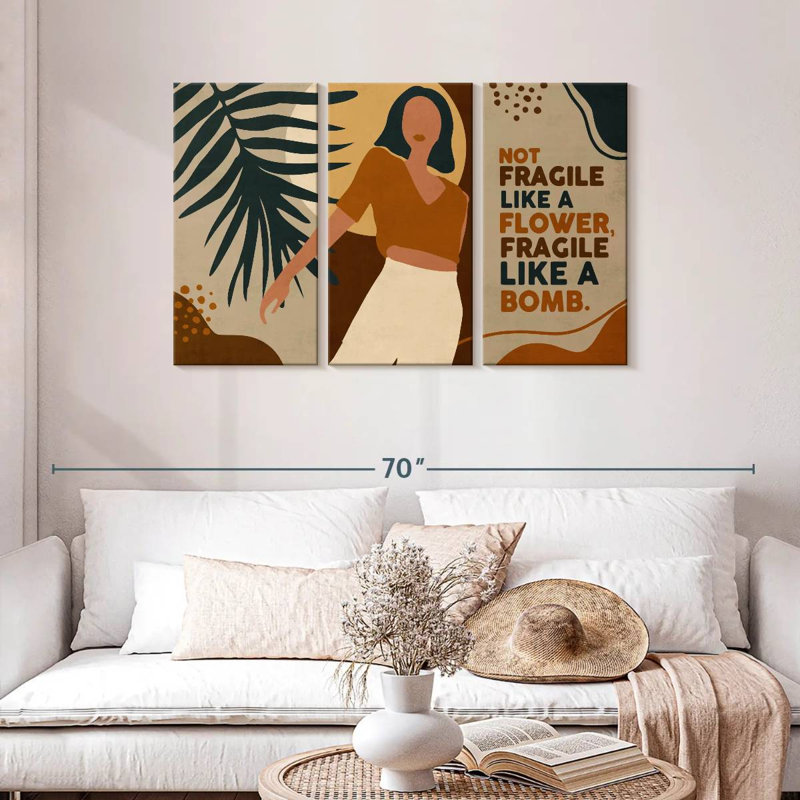 Citation de femme afro-américaine, H 28 po x l 45 po